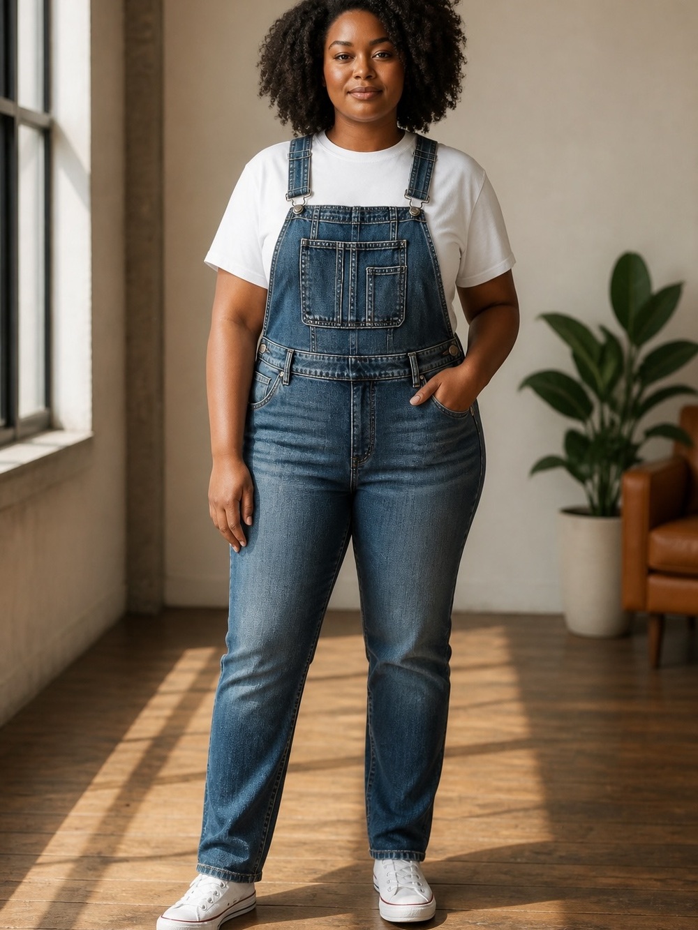 Silver Jeans Blue Denim Women's Overalls